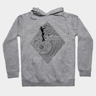 Surf Nose (for Bright Shirt) Hoodie